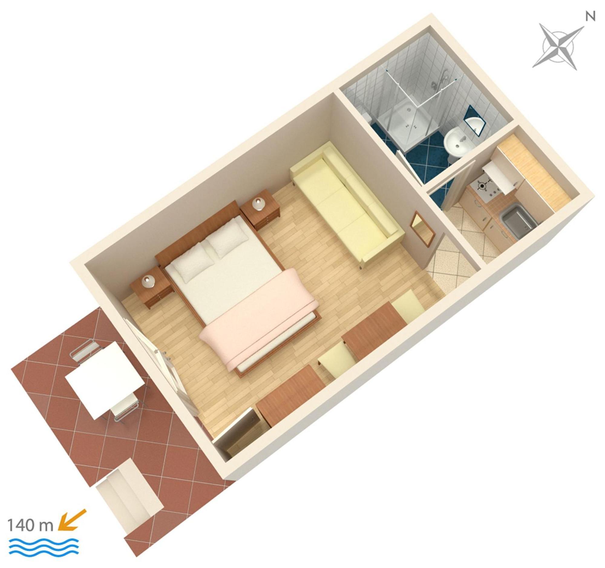 Apartments And Rooms By The Sea Brela, Makarska - 2752 Экстерьер фото